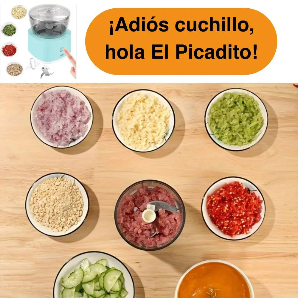 El Picadito – Pica, mezcla y ahorra tiempo al cocinar.